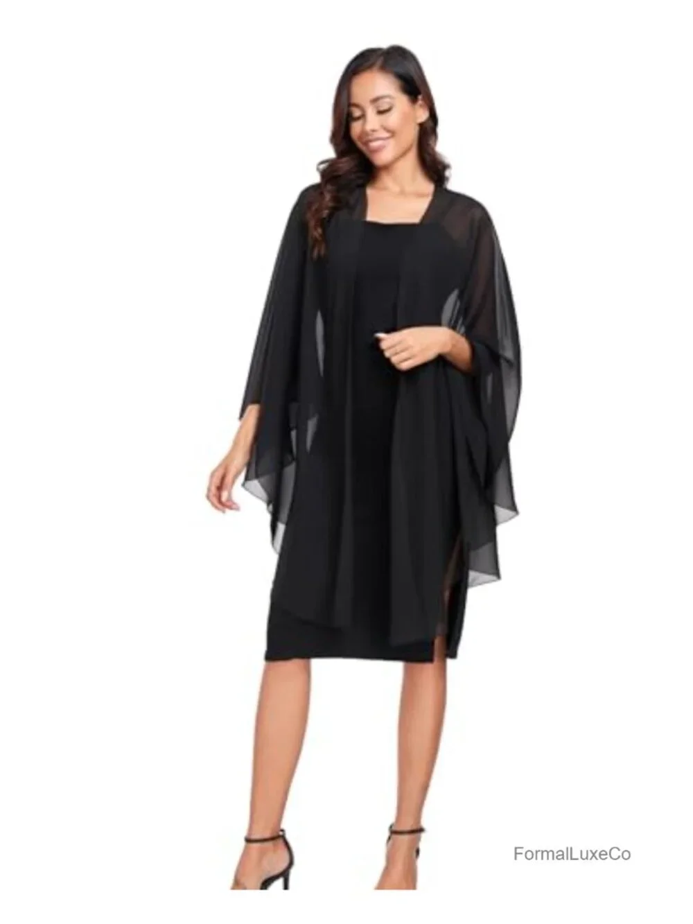 Chiffon Shawl Wrap for Evening Wedding Party - Soft Lightweight Pashmina